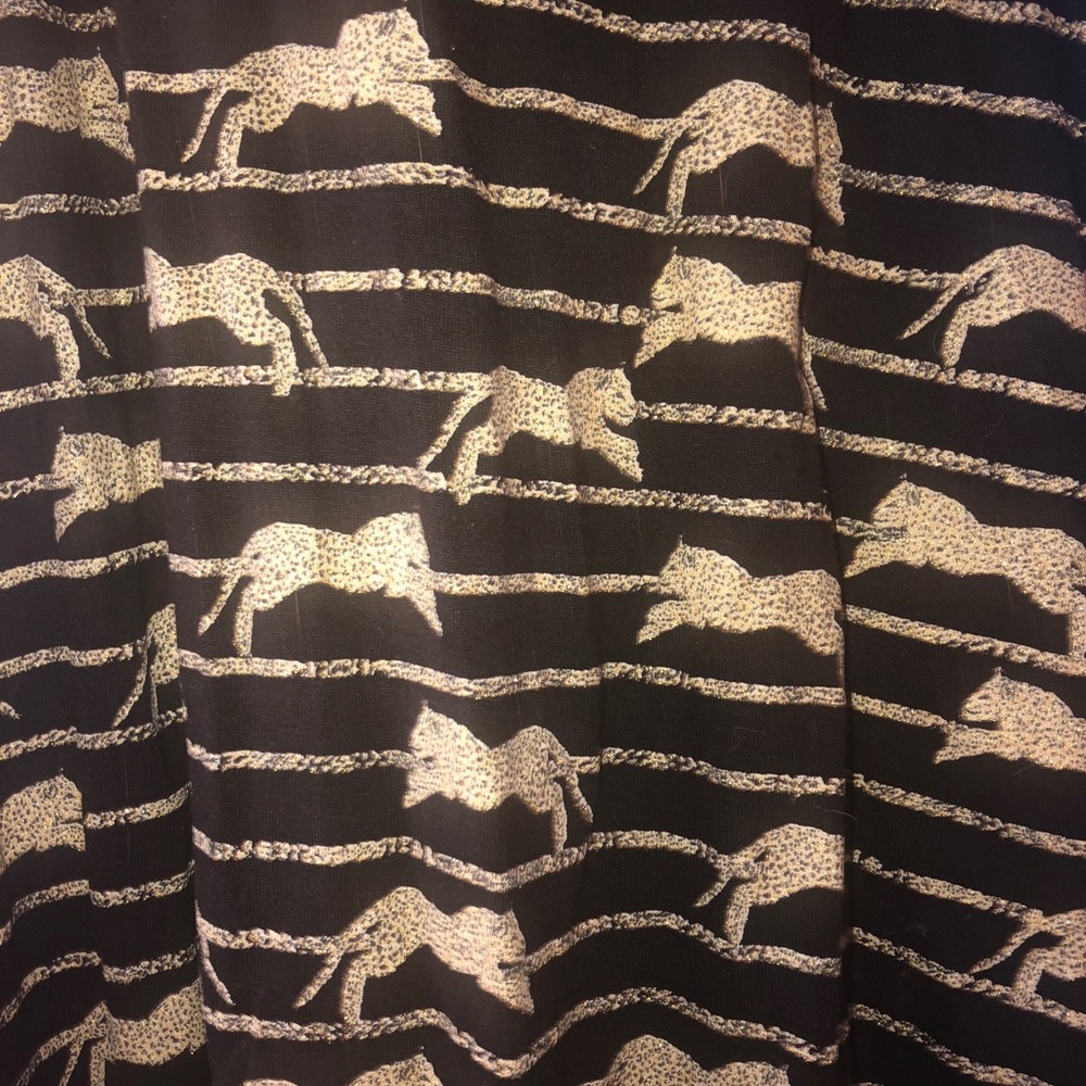 Black cheetah tank top dress